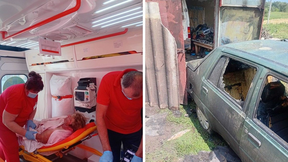 В Днепропетровской области в машине взорвался газовый баллон: пострадали мужчина и женщина