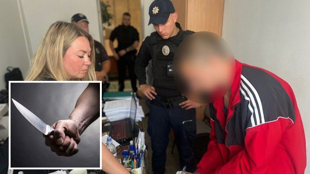 24-річний мешканець Павлограда вдарив одного чоловіка ножем, а іншого – уламком дорожнього покриття по голові
