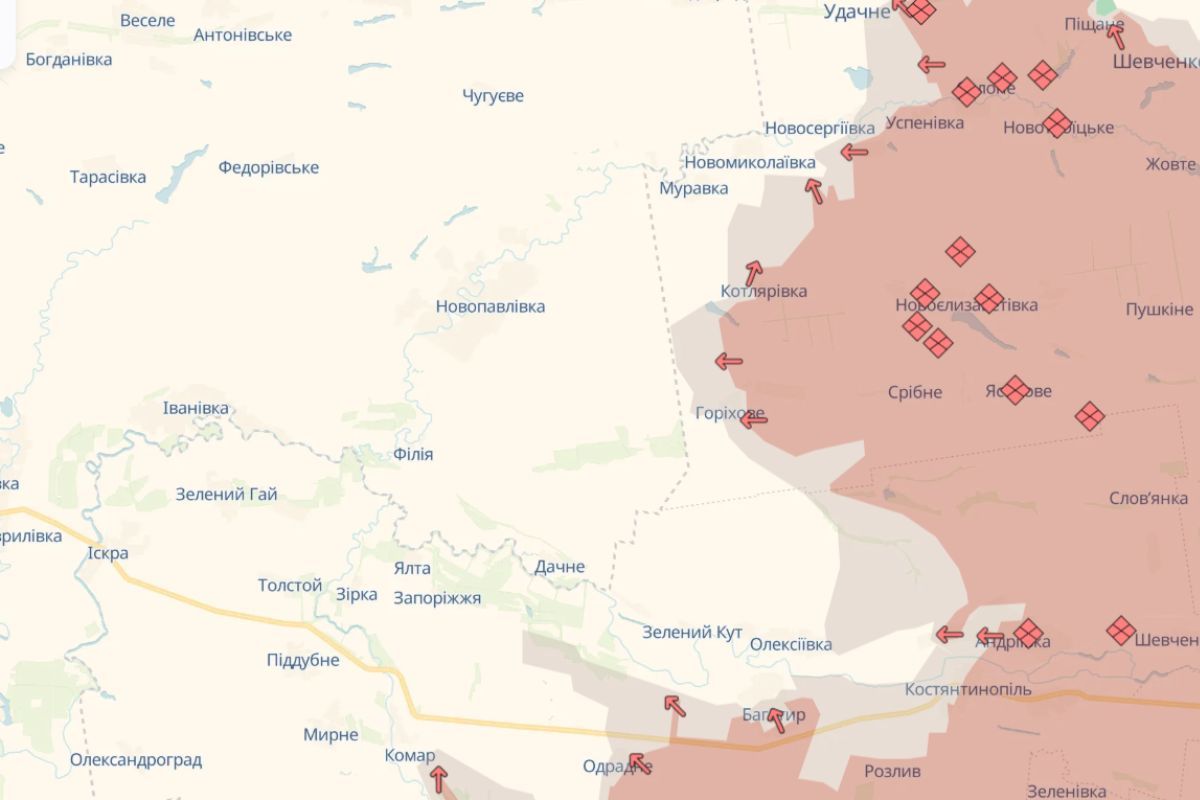 Последние данные DeepState за 12 июня Последние данные DeepState за 12 июня