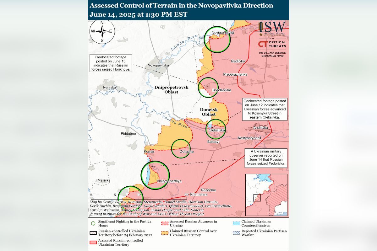 ISW отмечал, что российские войска сейчас совершают многовекторную попытку прорыва ISW отмечал, что российские войска сейчас совершают многовекторную попытку прорыва