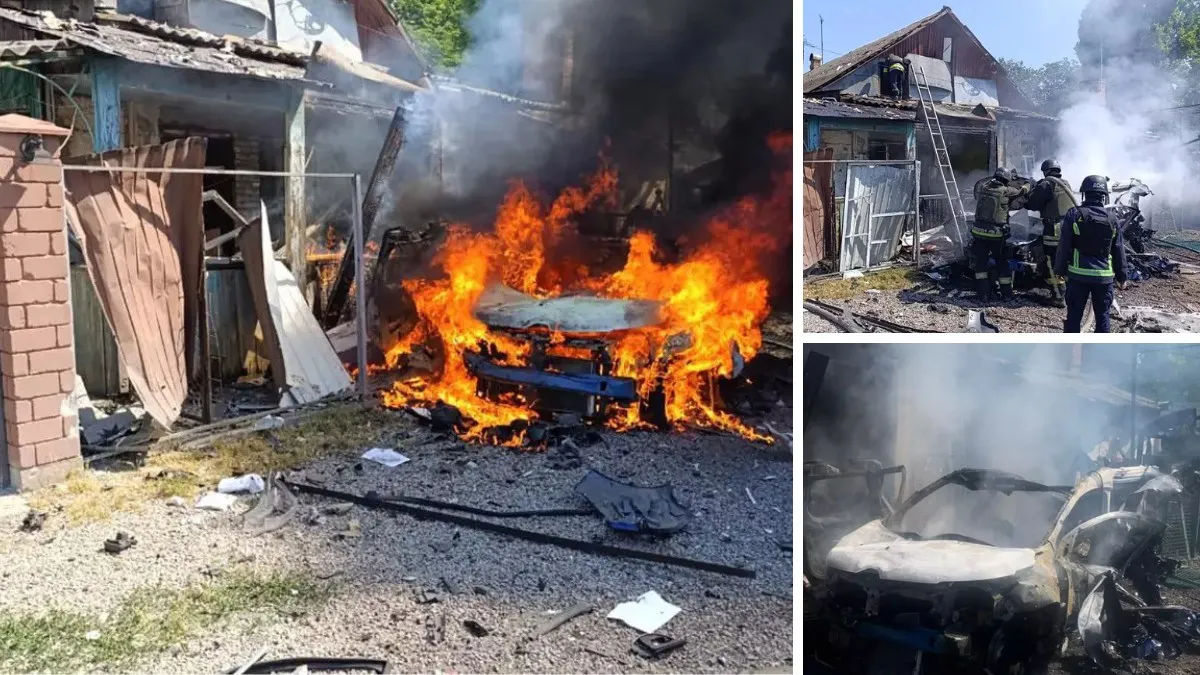 В Никополе войска рф ударили FPV-дроном по автомобилю: погиб мужчина
