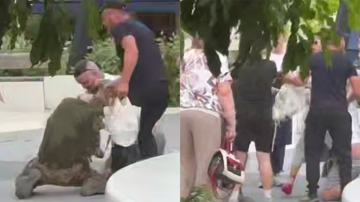 Натовп, крики і чоловік у військововій формі на землі: що відомо про бійку на Яворницького у Дніпрі