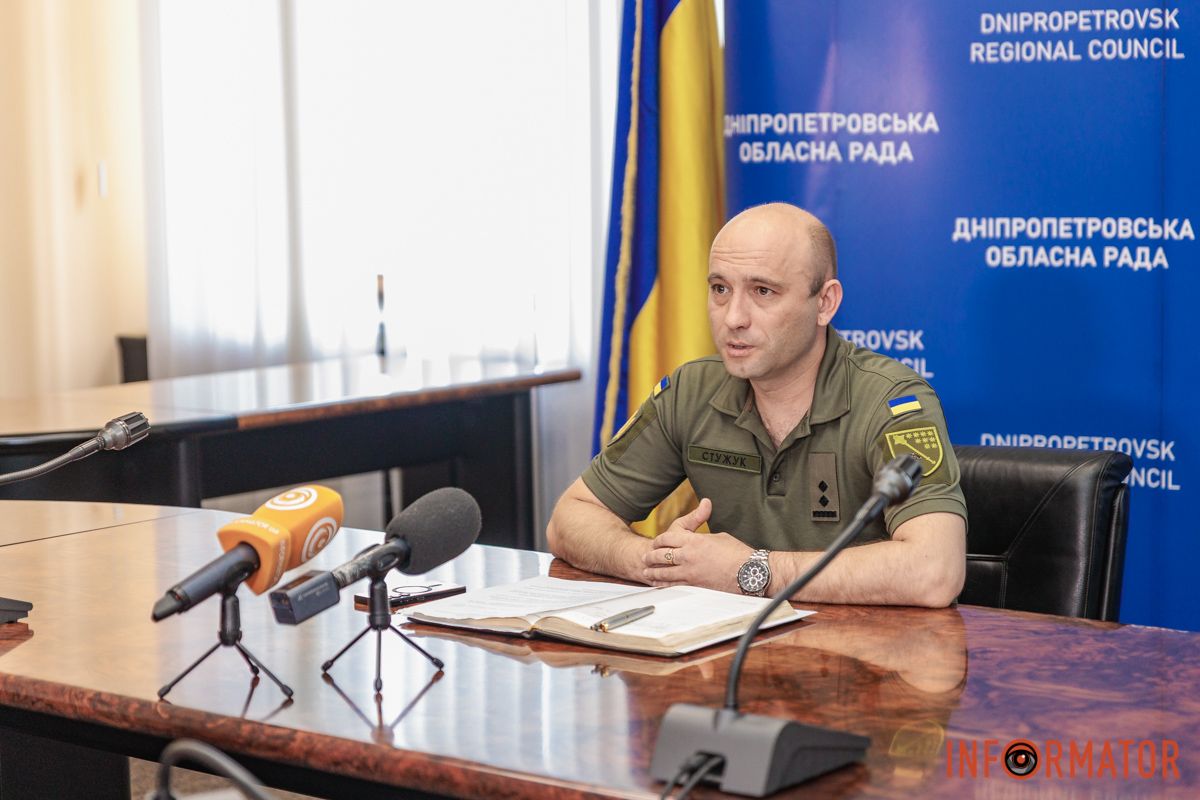 заступник начальника Дніпропетровського ОТЦК та СП підполковник Максим Стужук