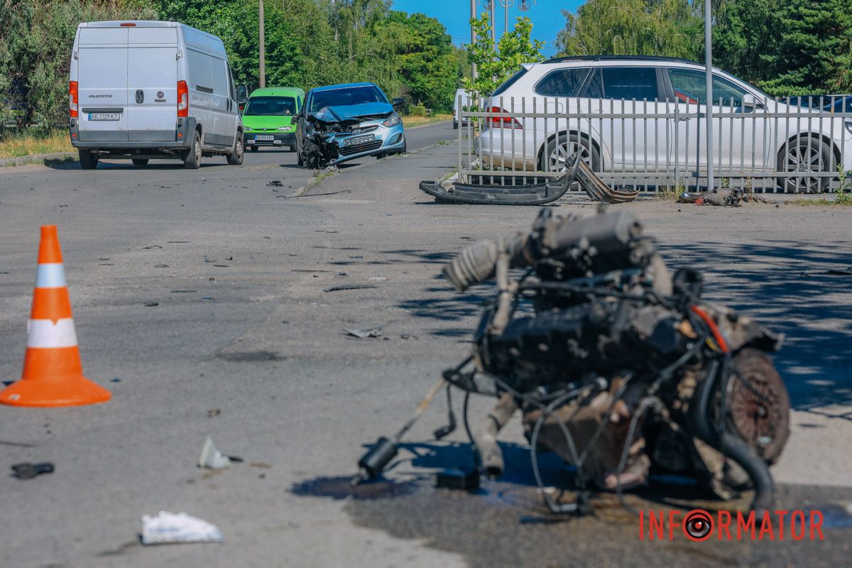 Двигун, що вилетів з Daewoo