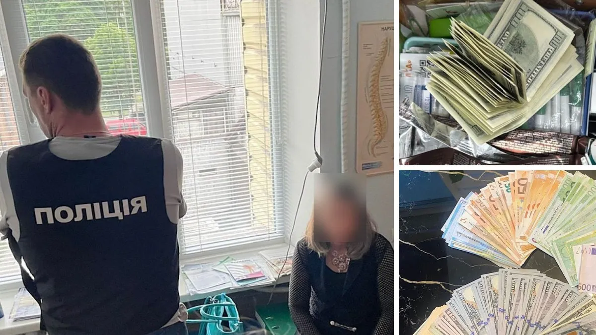Лікарка з Кам'янського отримала від пацієнта три тисячі доларів хабаря за встановлення другої групи інвалідності