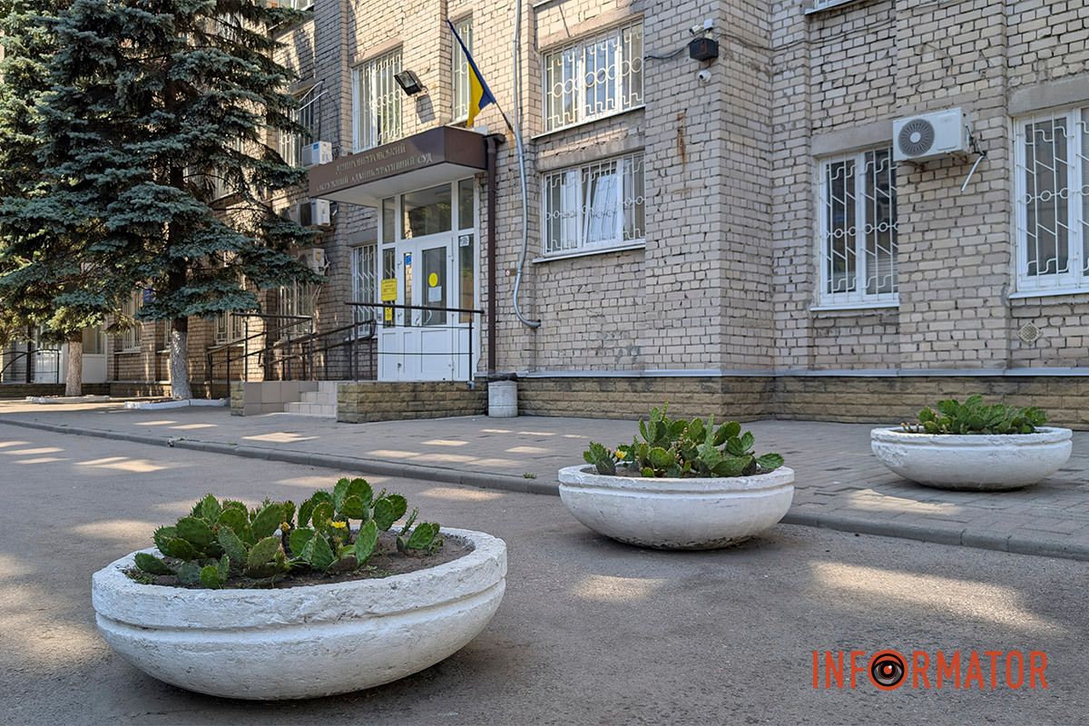 В уличном горшке в Днепре цветут кактусы 5