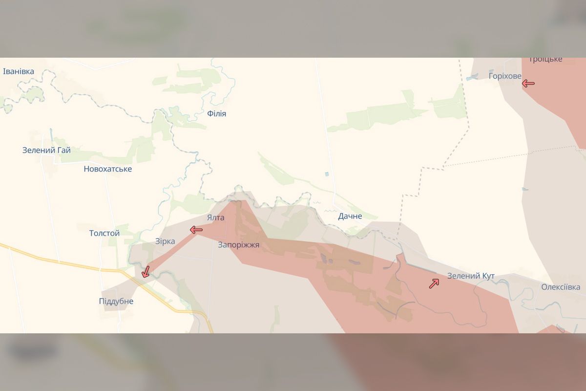 Данные с карты DeepState