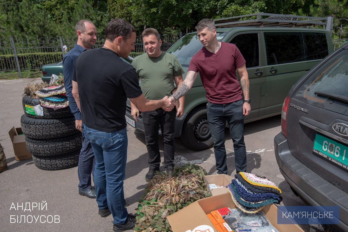 Це підрозділи, що захищають країну на Сумському, Запорізькому, Харківському напрямках У Кам’янському передали допомогу 6 військовим підрозділам 3