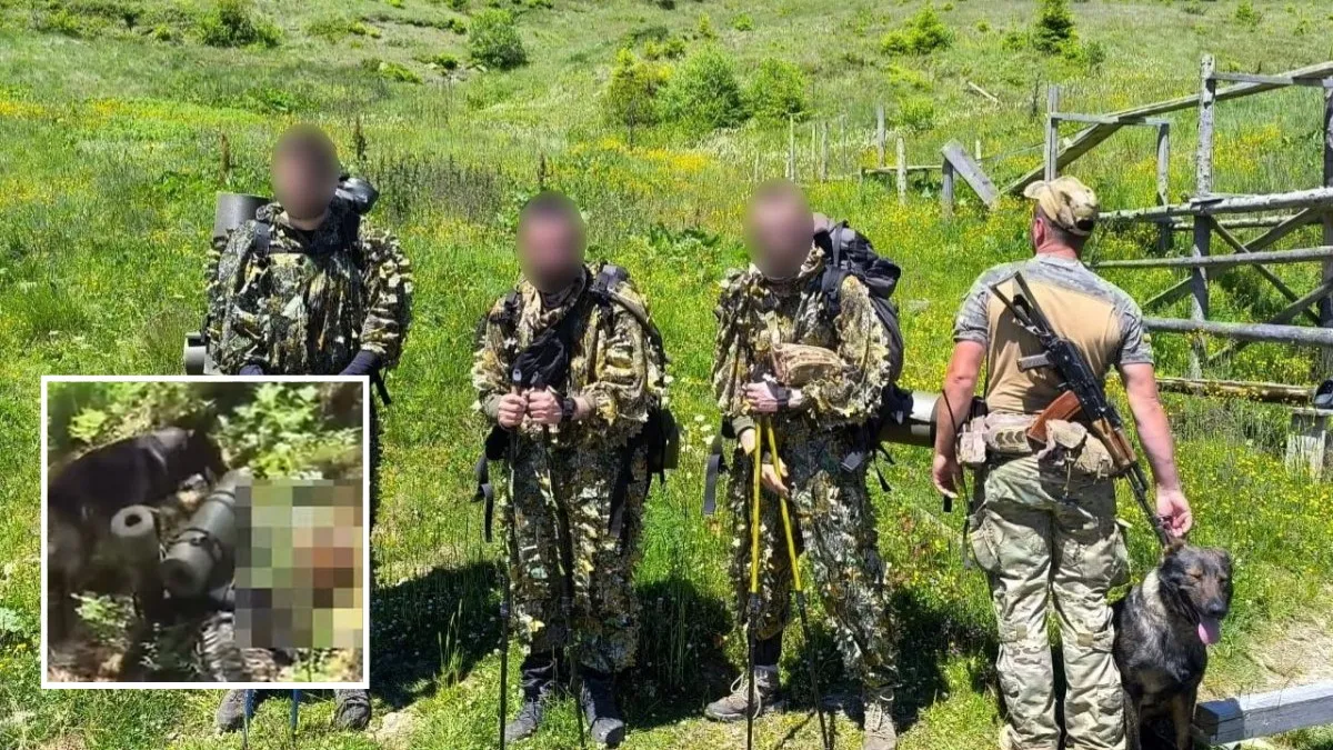 Помогла поймать служебная собака: трое мужчин из Днепропетровской области пытались бежать в Румынию