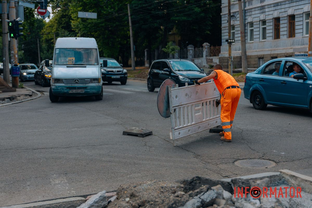 Огородили участок