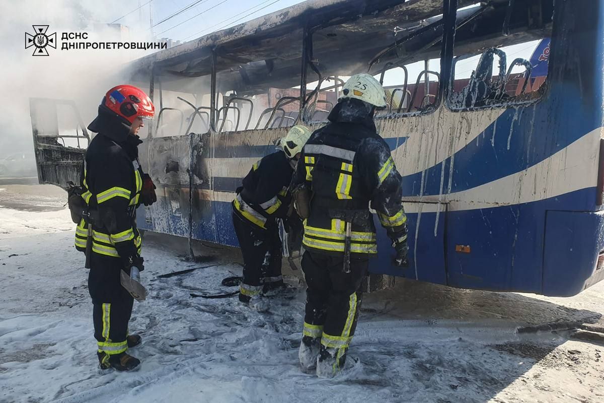 В Днепре на улице Кирилла Осьмака произошел пожар