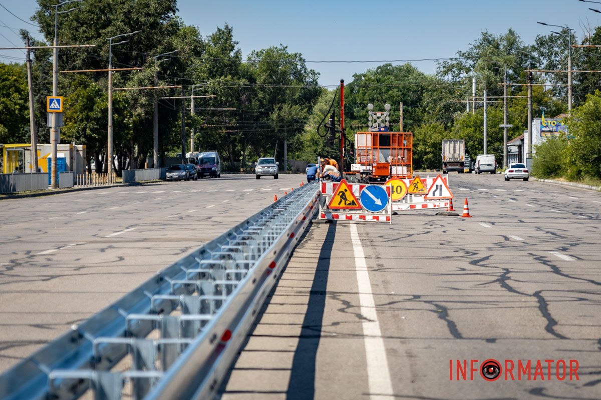На Набережній Заводській почалися дорожні роботи