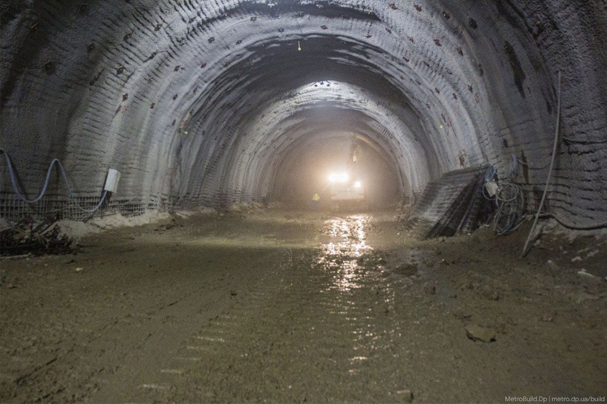 Актуальный вид пилонной станции "Музейна" В Днепре во время войны продолжат строить метро: 7