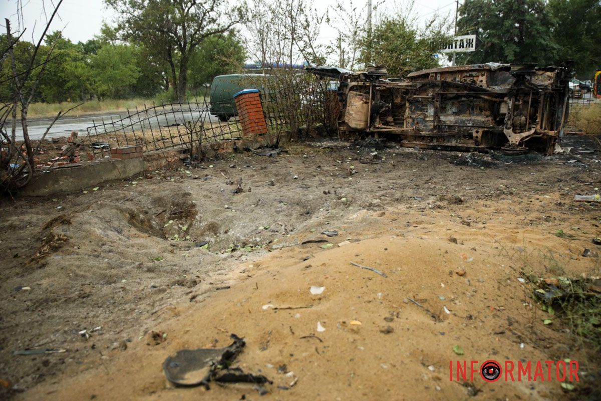 Здесь был взрыв Ночная атака по Днепру беспилотниками 17 июля: фоторепортаж Информатора 15