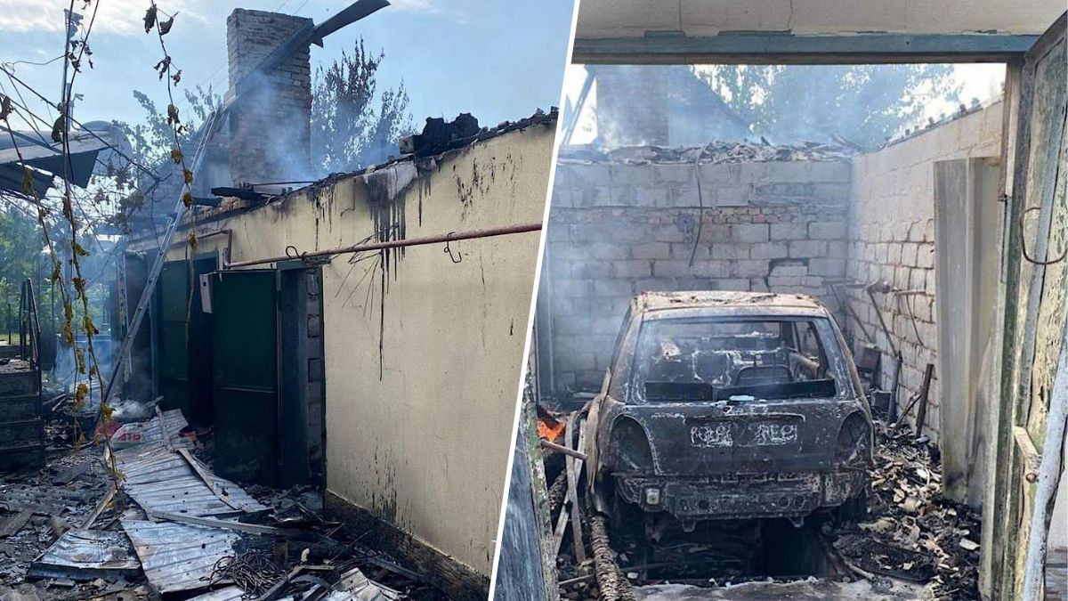 Полицейские Никополя показали записи с бодикамер, как они помогли эвакуировать раненую женщину после удара дрона по гражданскому автомобилю