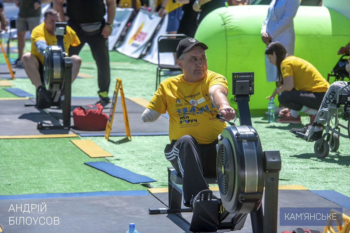 А именно получившие ранения ветераны войны контузии потеряли конечности В Каменском прошли самые масштабные Всеукраинские соревнования среди ветеранов войны "Победа Непокоренных" 3