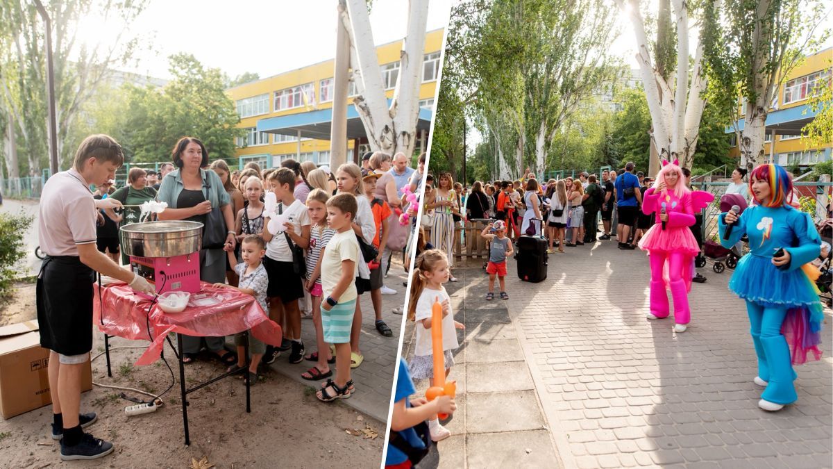 Війні дитинство не зупинити: у Придніпровську в Дніпрі провели свято для малечі