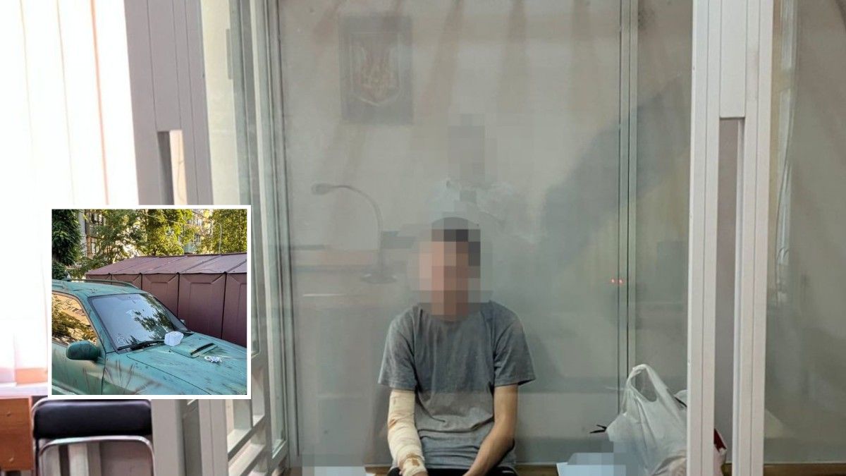 В Днепре юноша пытался поджечь автомобиль Защитника: какую меру пресечения выбрали