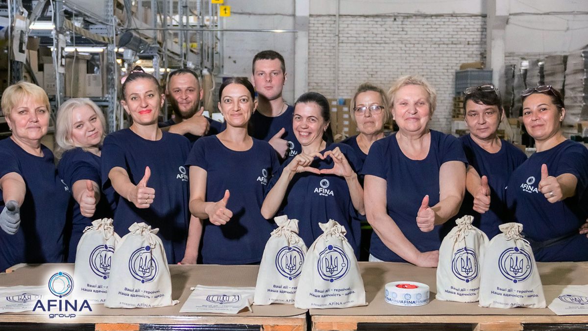 До Дня торгівлі AFINA Group спрямувала 1 мільйон гривень на підтримку військових у госпіталях
