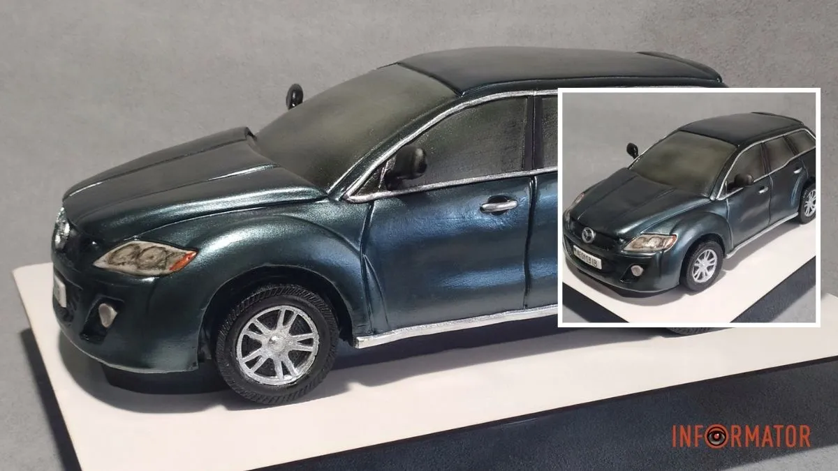 Днепровский кондитер приготовил торт в виде Mazda CX7