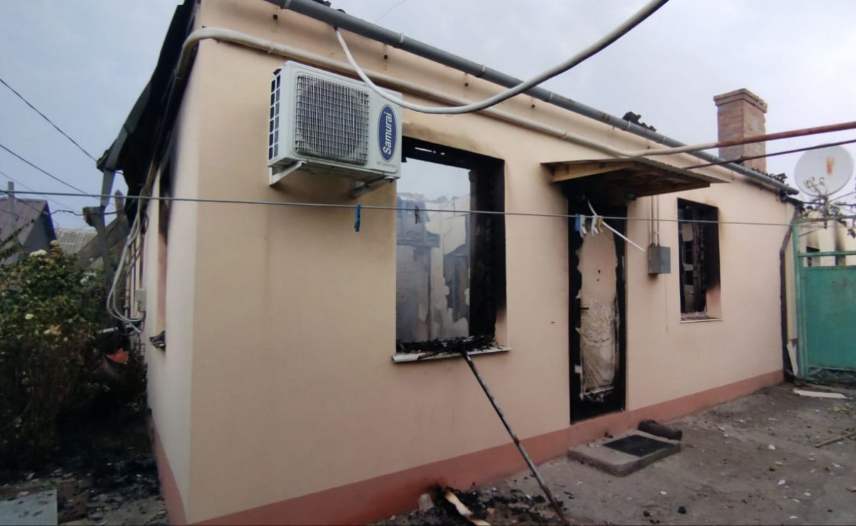 Продовжувалися удари по Нікопольському району Продовжувалися удари по Нікопольському району