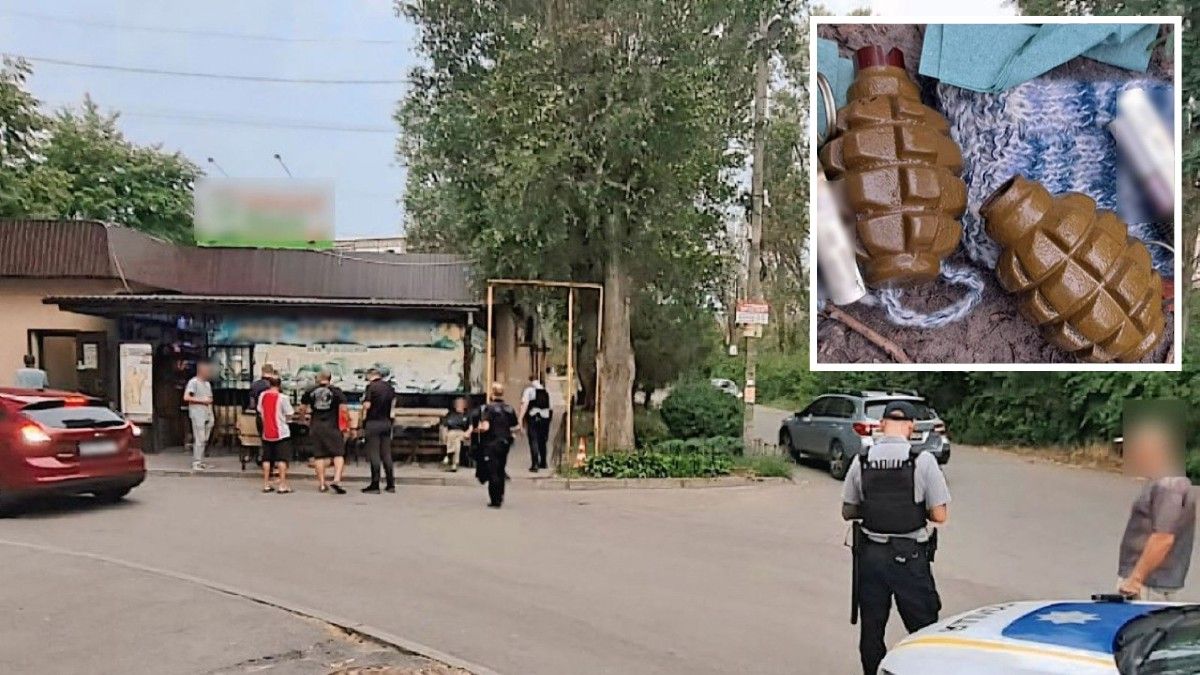 У Дніпрі 48-річний чоловік погрожував гранатою біля торгівельного закладу