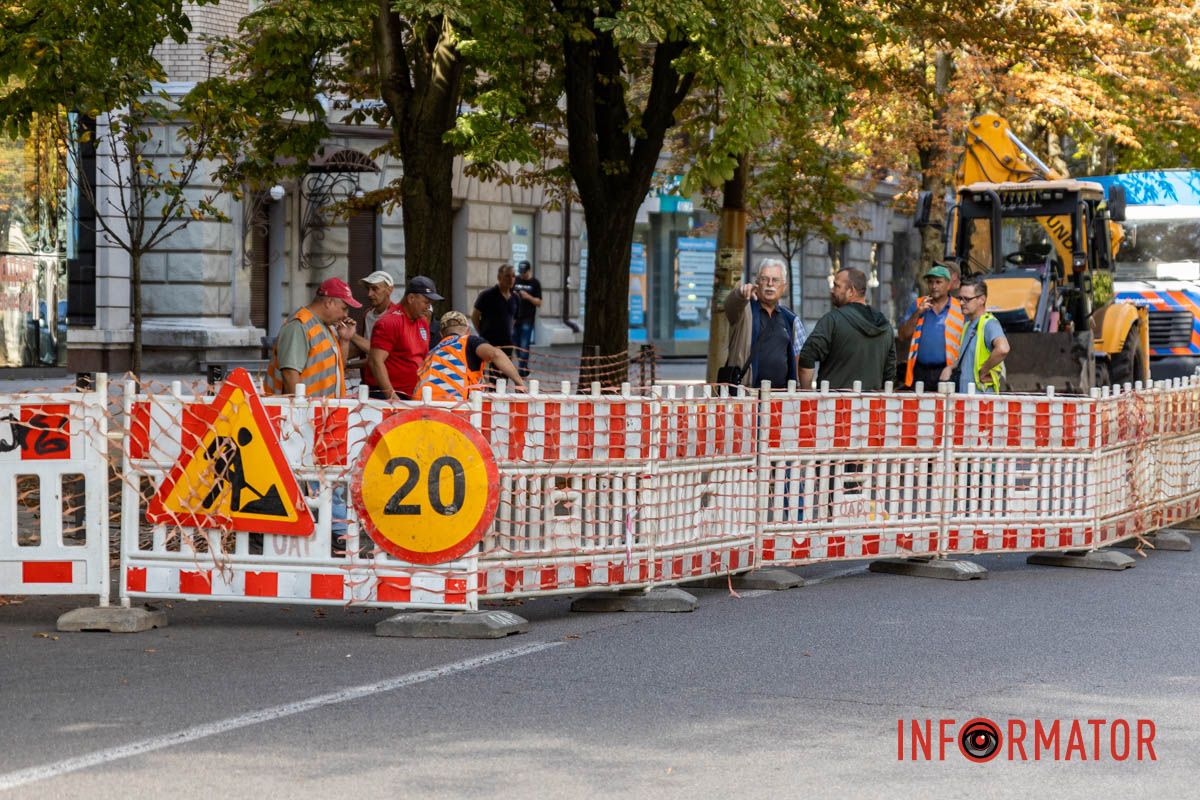 Фото - Дмитро Дворський У Дніпрі перекрили частину вулиці Вернадського: що сталося 11