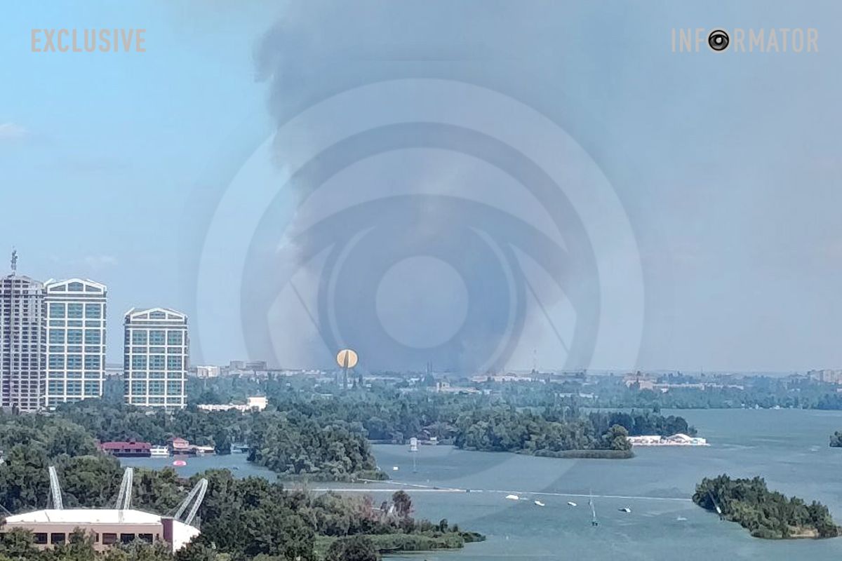 У суботу, 2 серпня, у Дніпрі на лівому березі сталася масштабна пожежа
