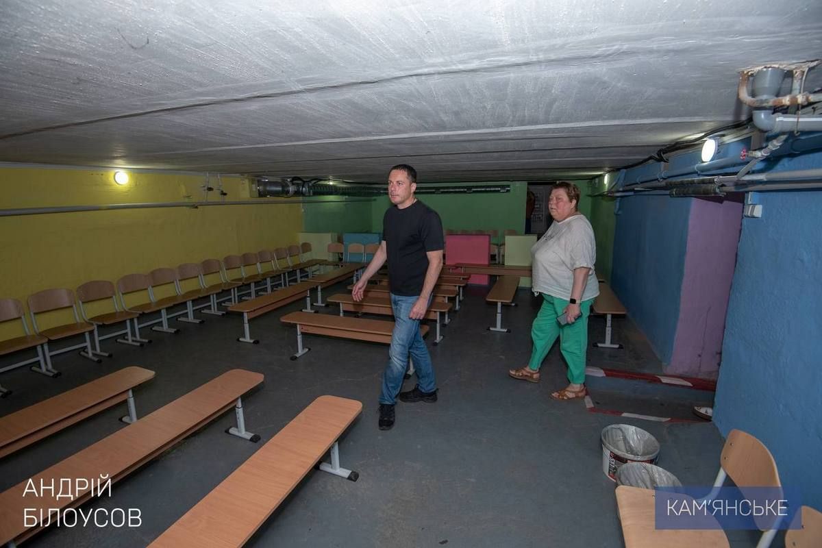 Мер Кам’янського перевірив стан укриттів у місті У Кам’янському є понад 400 укриттів: 3 – збудували «з нуля» 1