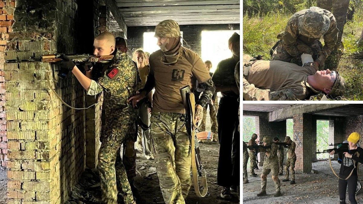 Такмед и беспилотники: в Днепре состоялось военное обучение для молодежи