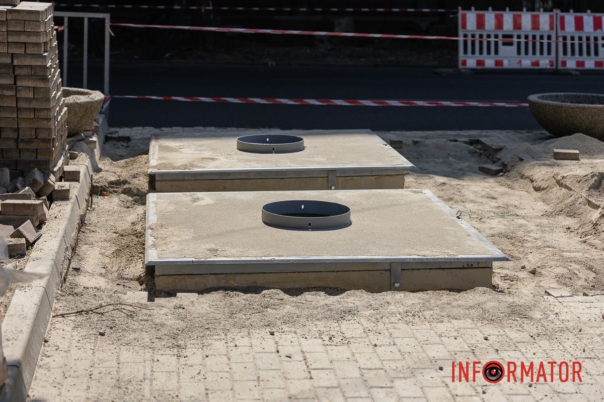 У Дніпрі на проспекті Дмитра Яворницького з’явилися підземні баки 4
