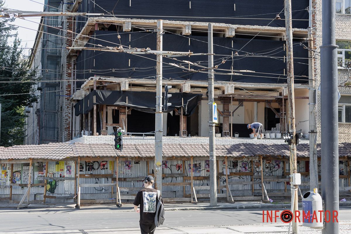 В Днепре продолжается капитальный ремонт общежития №2, едва не ушедшего под землю в 2019 году 5