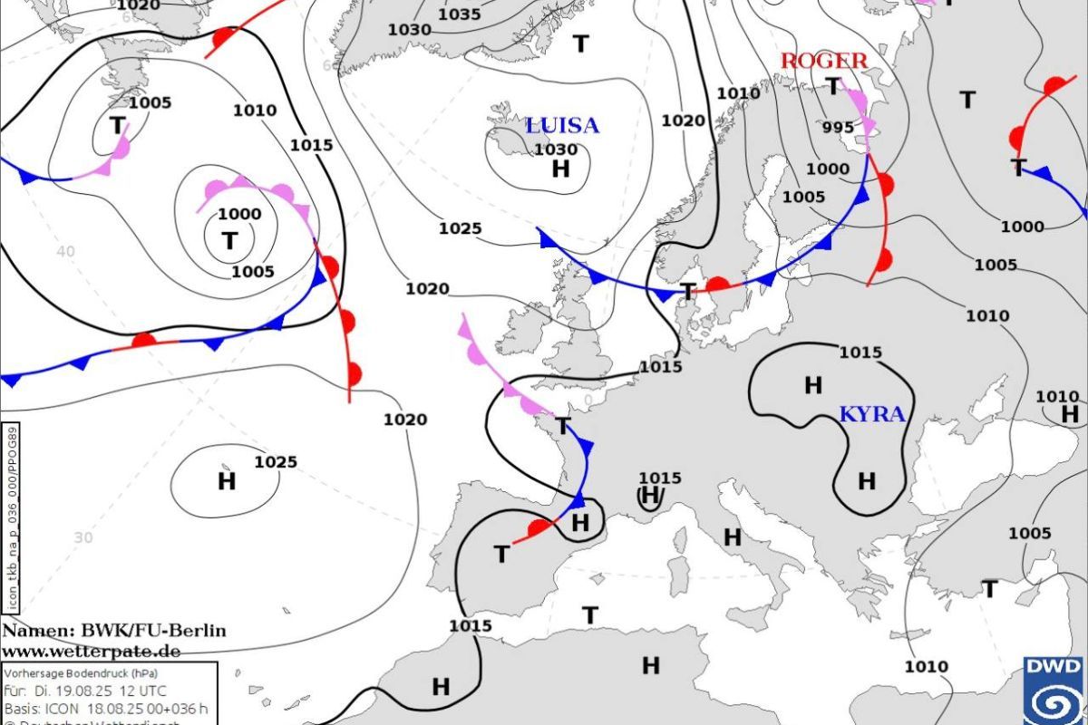Антициклон Kyra Антициклон Kyra