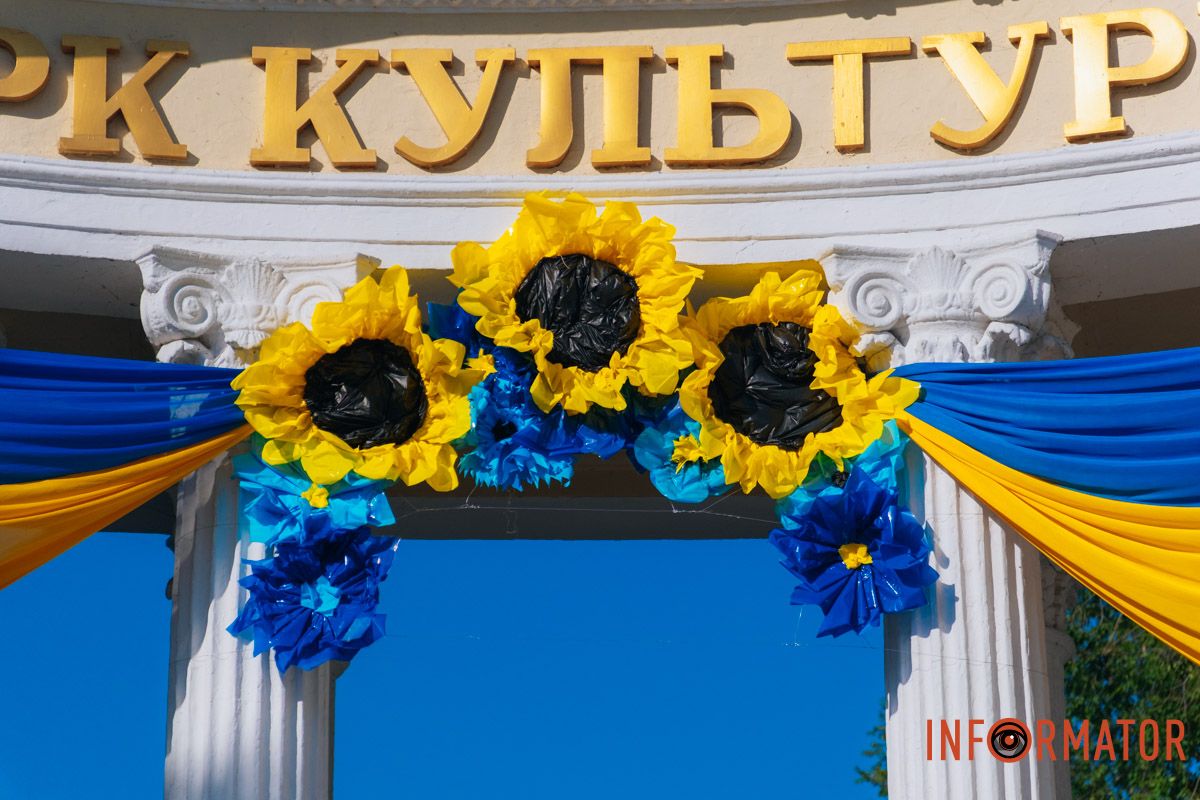 Сині та жовті квітки