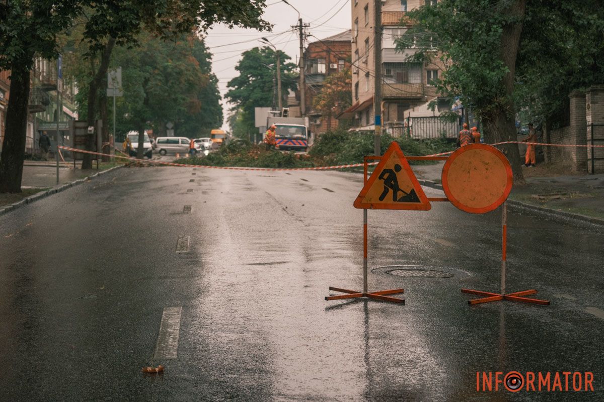 Причина – обрізка аварійних дерев Причина – обрізка аварійних дерев