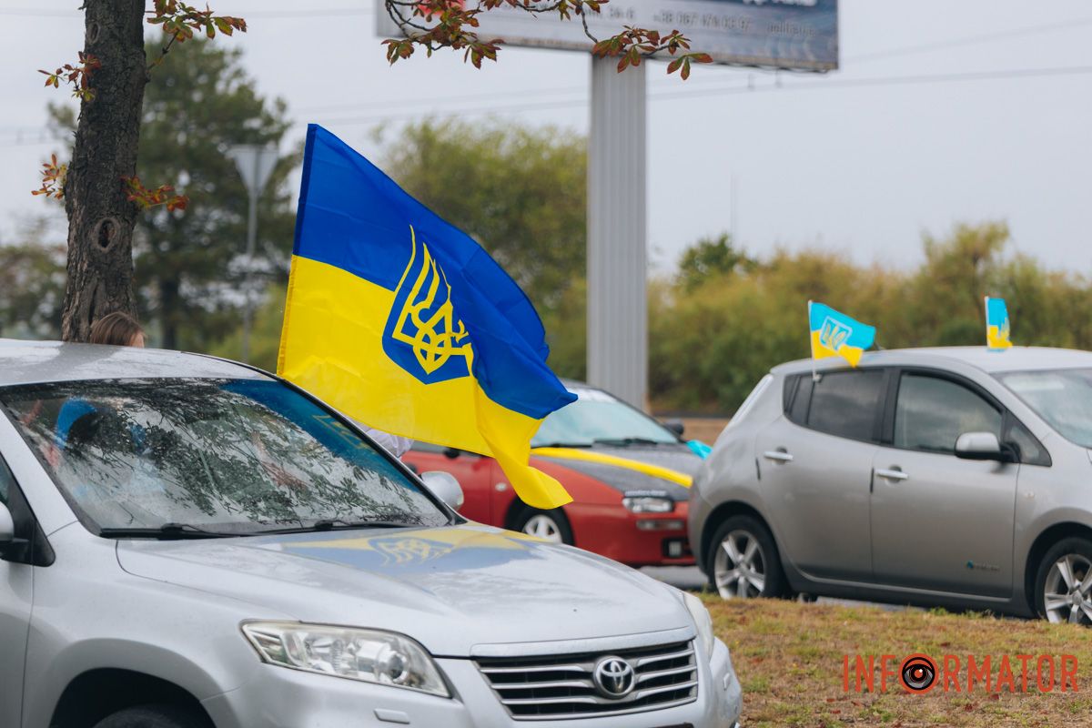 В честь Дня Независимости Украины: в Днепре состоялся патриотический вело- и автопробег 5