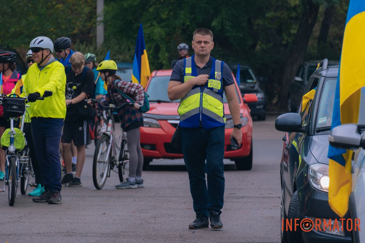 В честь Дня Независимости Украины: в Днепре состоялся патриотический вело- и автопробег 37