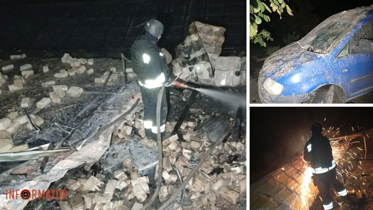 Нічні удари по Дніпропетровській області: росіяни били дронами по житлових будинках і підприємству