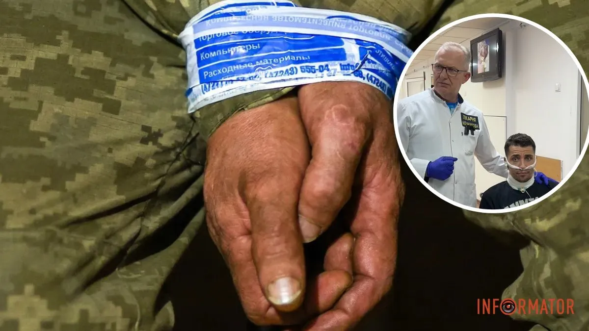 “Перерізали горло і кинули в яму до закатованих бійців”: у Дніпрі врятували бійця, який потрапив на один день в російський полон