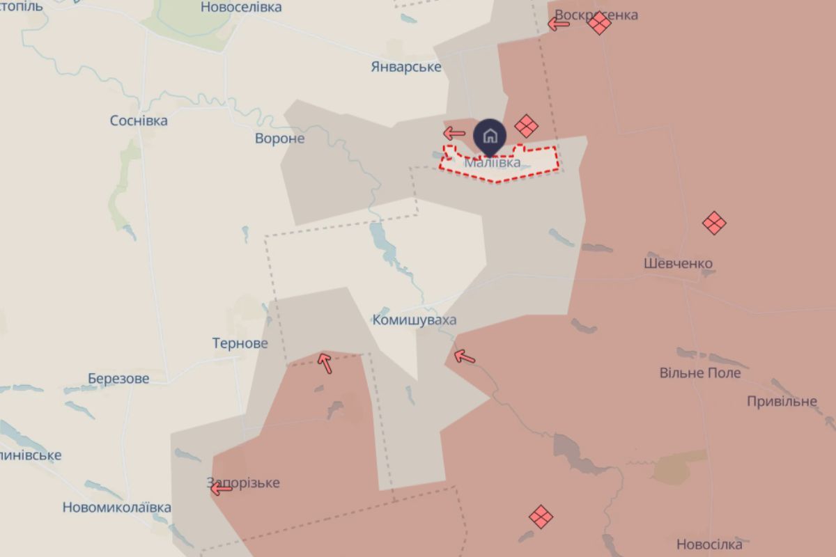 Населені пункти у Дніпропетровській області, де просунулася рф