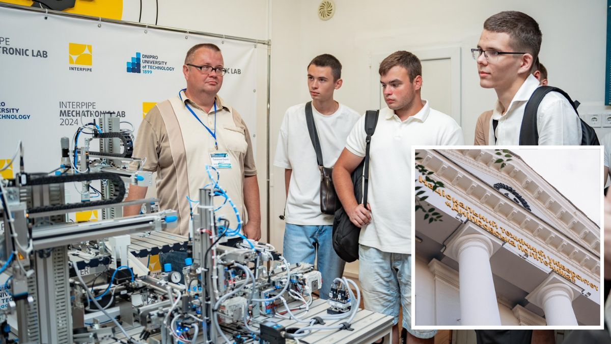 “Дніпровська політехніка” отримала декілька сотень заяв на вступ зі шкіл лівого берега, де побудували нові кабінети мехатроніки