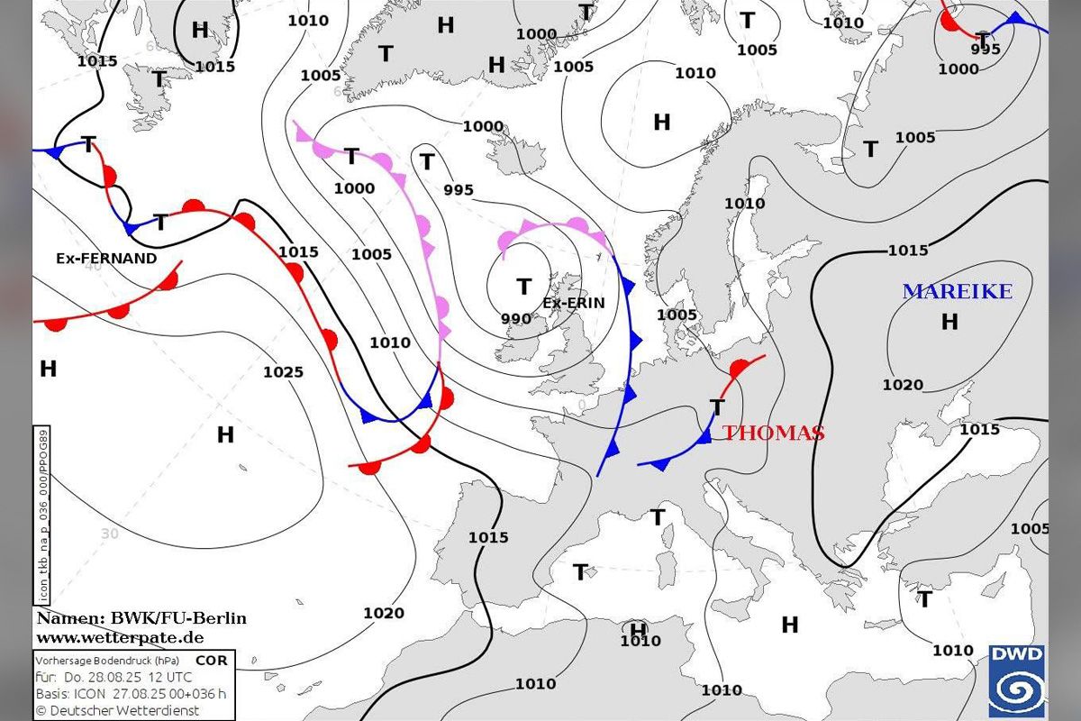 Антициклон Mareike 28 серпня зробить погоду в Україні сухою та сонячною