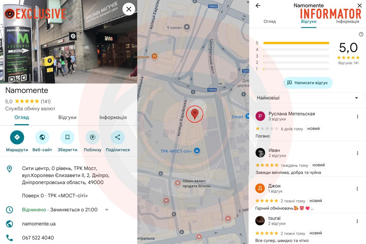 Namomente, вулиця Королеви Єлизавети ІІ