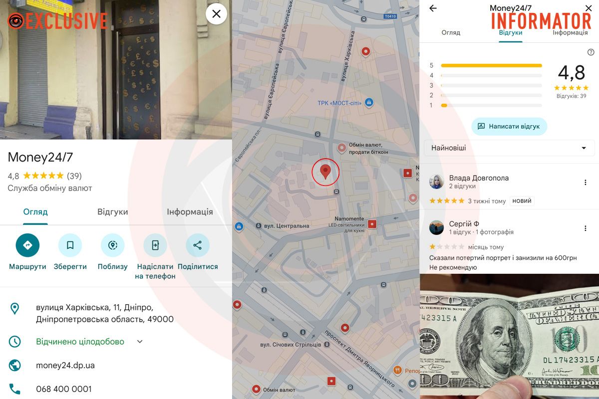 Money24/7, вулиця Харківська, 11