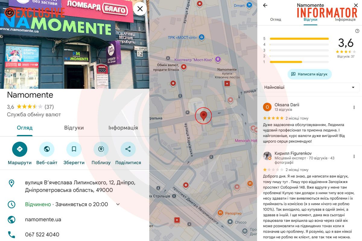 Топ обмінників Дніпра: яким закладам у центрі довіряють містяни 12