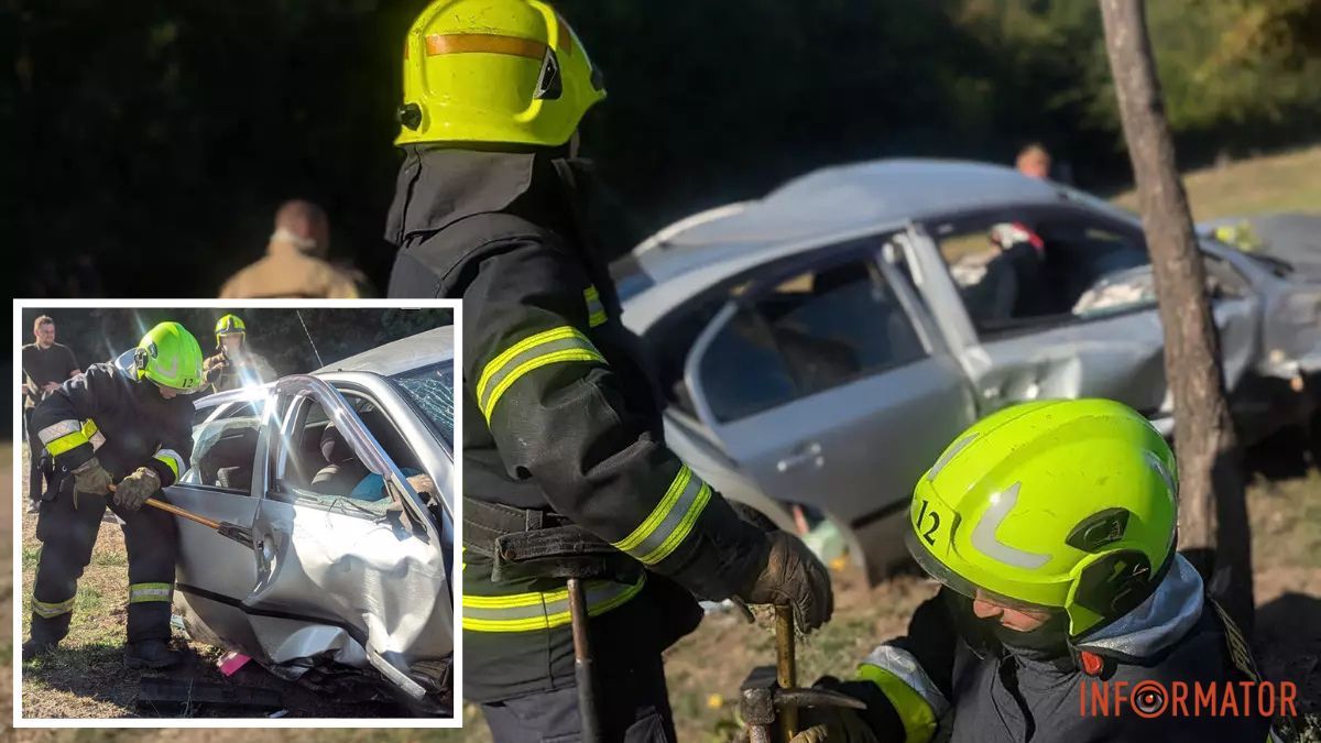 Водій загинув: у Кривому Розі Skoda влетіла у стовп