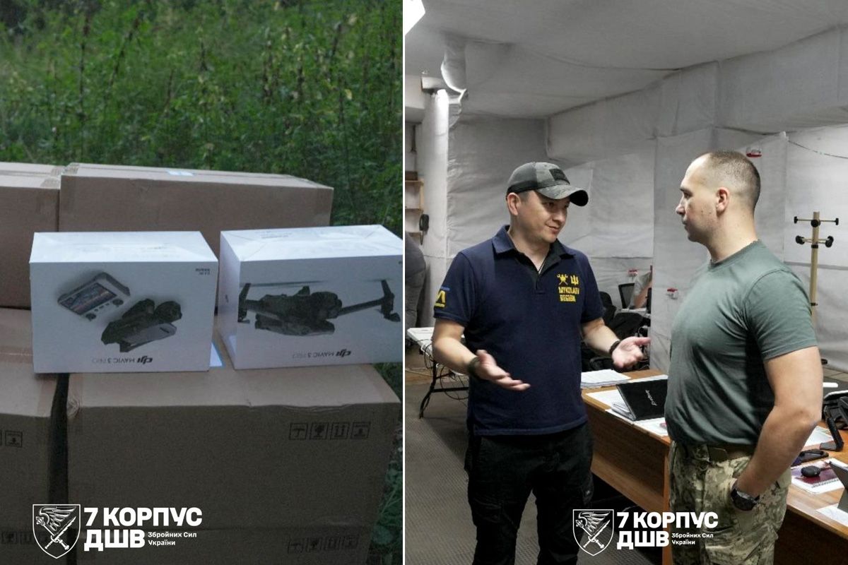 Очільник Миколаївщини Віталій Кім передав партію дронів на потреби 7 корпусу ДШВ 2