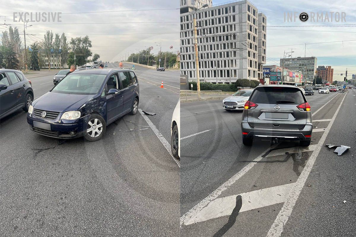 Столкнулись Nissan и Volkswagen Столкнулись Nissan и Volkswagen