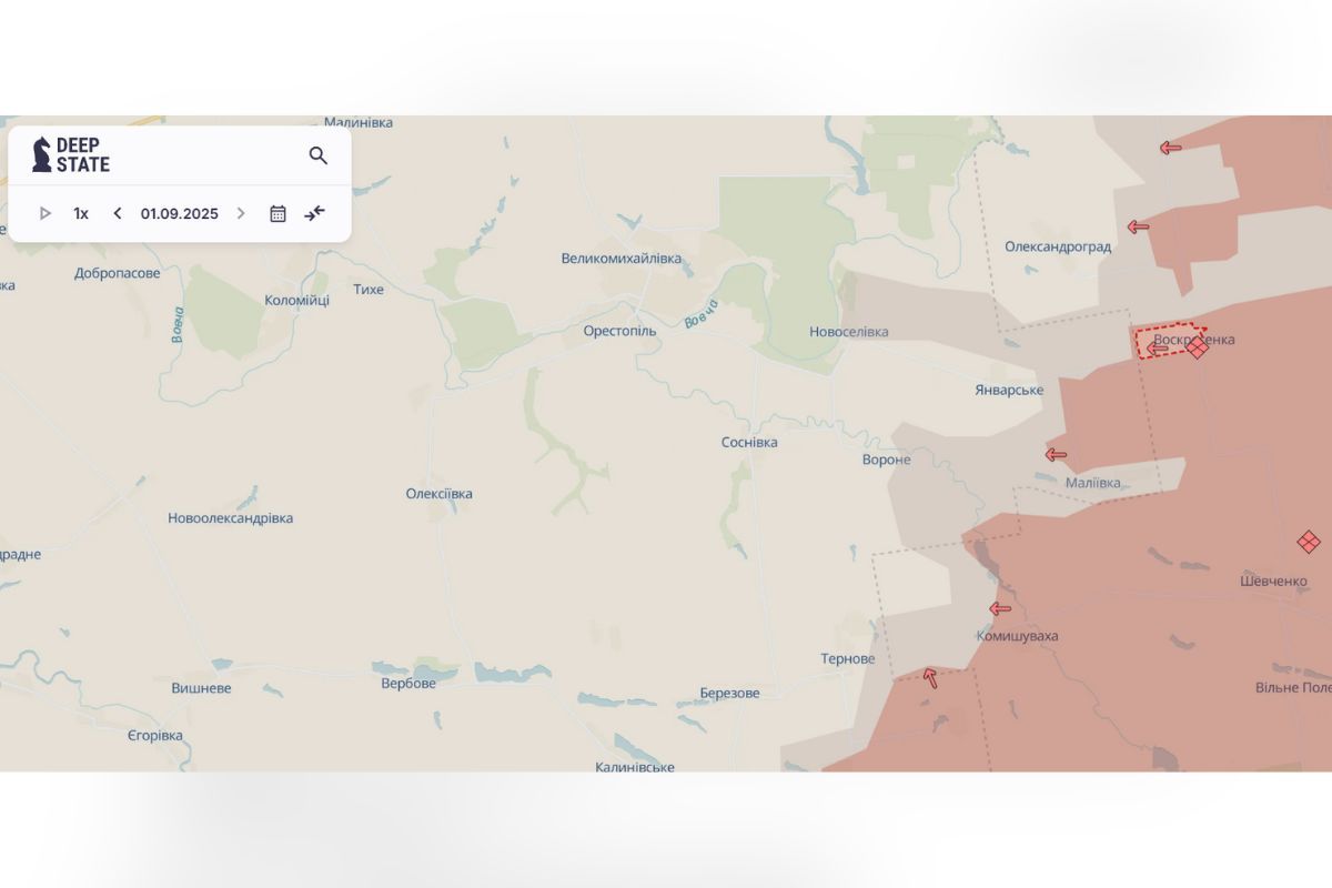 Какая ситуация вблизи Дачного в Днепропетровской области
