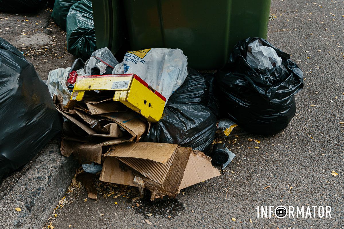 Сезон кавунів знову відкрито: у Дніпрі на Івана Акінфієва смердять переповнені сміттєві баки 2